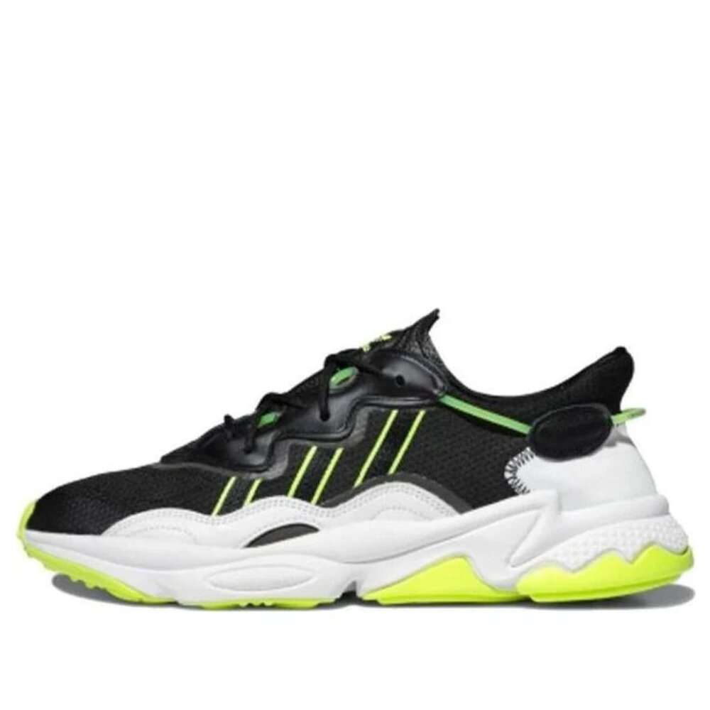 Adidas Ozweego Mens Size 7, Running Trainers-Black White Yellow' EG7448 (SNKR)